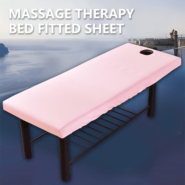 Massagebord Säng Lakan Elastiskt cover Grå Pink