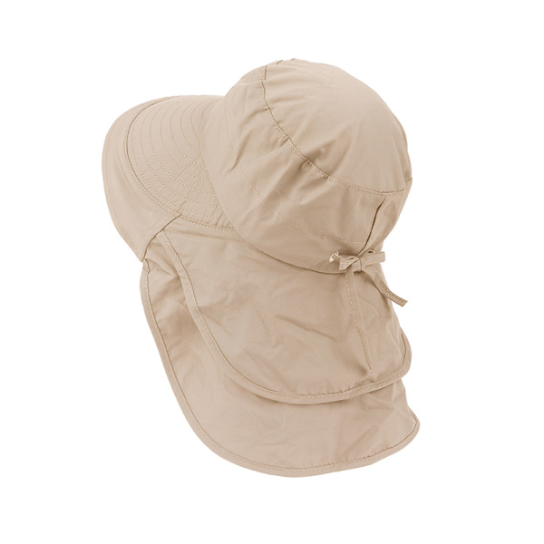 Hästsvans Hål Visir Hattar Summer Bucket Hats för kvinnor Army green Beige