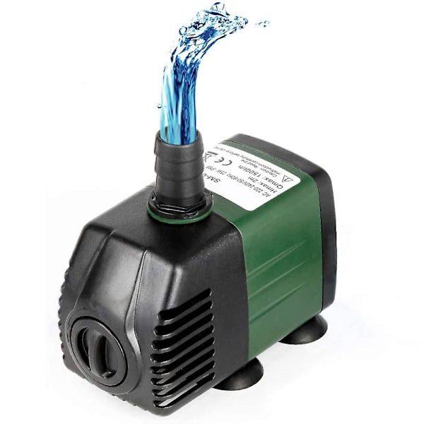 Dränkbar vattenpump 1500l/h 25w Pump Hydroponics System
