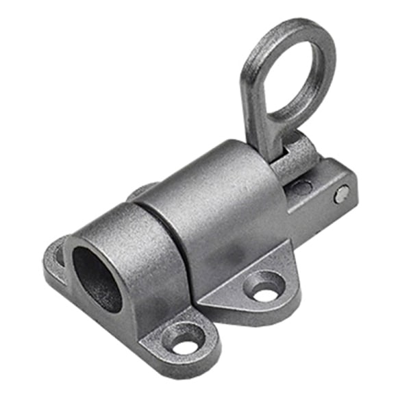 Aluminiumlegering Fönsterport Dragring Fjäder Bounce Dörrbult Vit Gray
