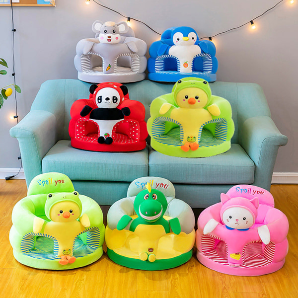 1st Baby Learning Sittande Soffa Cover Cartoon Case cat cat