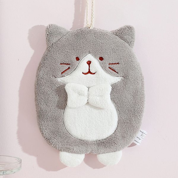 e Cat Handdukar Kök Badrum Mikrofiberhandduk Kaffe Gray
