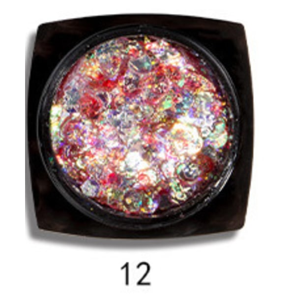 Sequin Star Patch Girl Eye Corner Paljett Makeup Paljett 12#