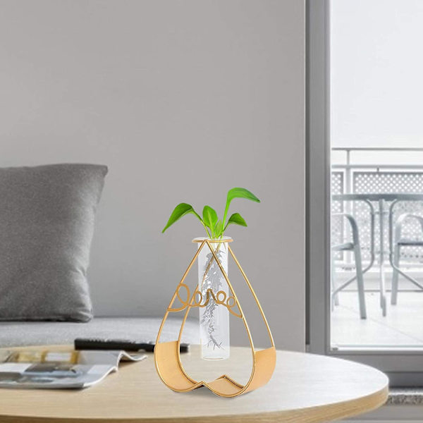 Glasvas Ins Nordic Style Hydroponic Geometrisk Form Ornament