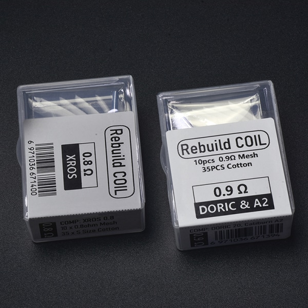 DIY Tool Rebuild Kit Mesh Coil Resistance Wire för XROS 0,8ohm 0,8Ω 0.8Ω