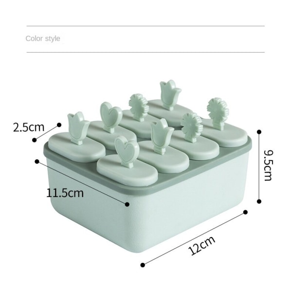 Glasverktyg Popsicle DIY Making Form rosa 12*11,5*9,5cm blue