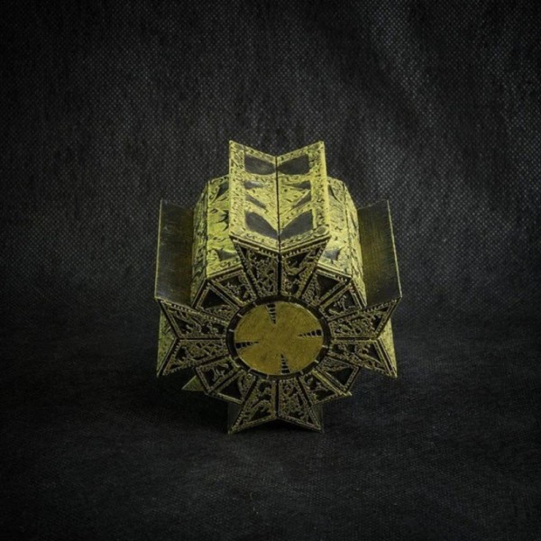 Creative Removable Configuration Lock Puzzle Box brun 7*7*7cm