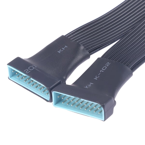 Moderkort USB 3.0 19PIN Header 1 till 2 förlängningsdelarkabel