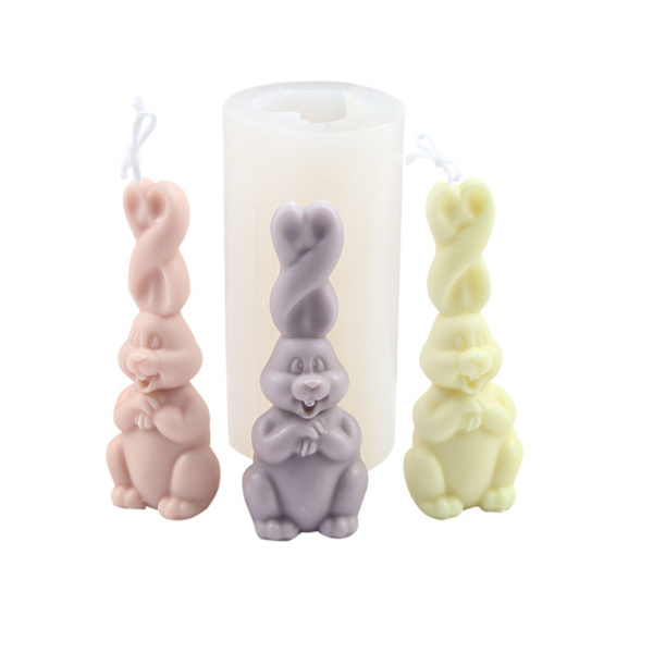 Påskkaninljusform Long Ear Bunny Silikonform