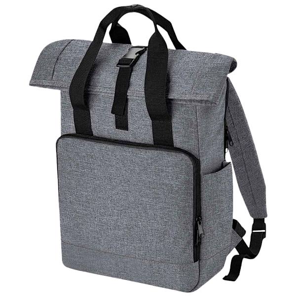 Bagbase Roll Top Återvunnen Twin Handle Laptop Ryggsäck One Size Senap Gul One Size Grey Marl