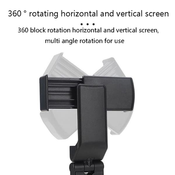 360° rotation Telefonhållarklämma Multifunktionellt hopfällbart stativ