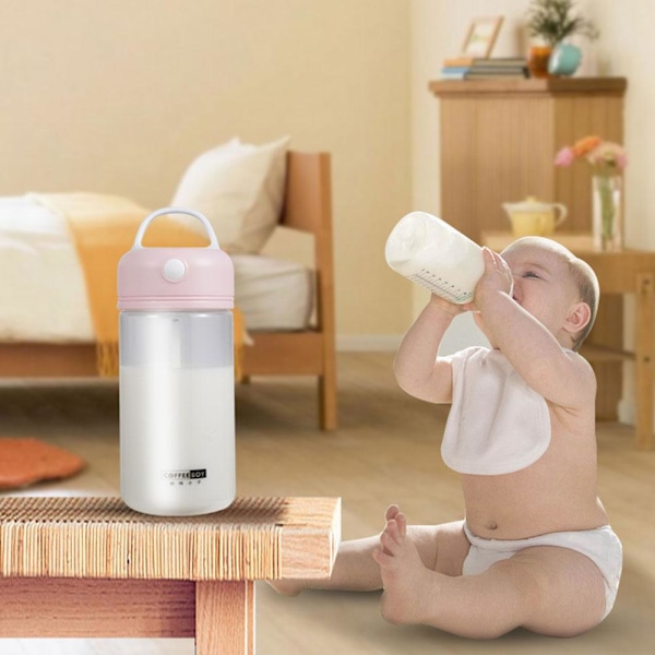 380 ml automatisk blandningskopp elektrisk proteinshakerflaska grön 380ml pink