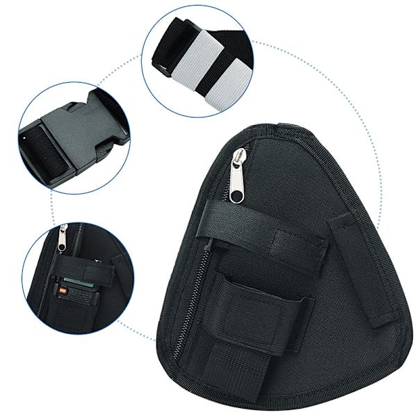 Radiosele Väska Front Pack Påse Hölster Case Svart Black