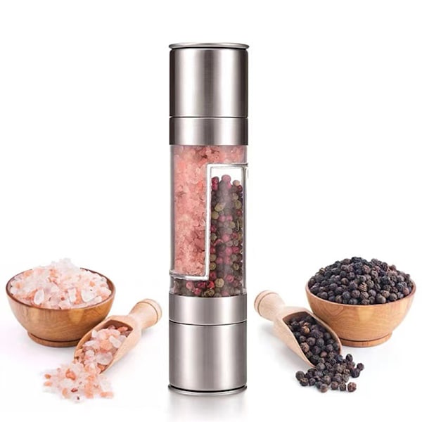 Pepparkvarn Manuell Salt Pepparkvarn Krydda Silver