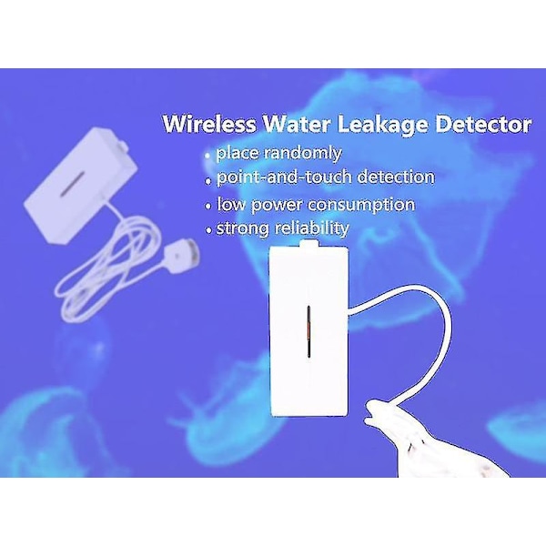 Trådlös 433 vattennivålarmdetektor Fjärrkontroll Smart Home Security Fjärrkontroll RF-sensor
