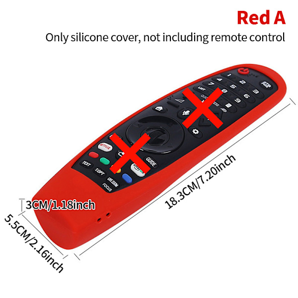 Skyddande case för LG AN-MR600/650 An-Mr18/19Ba 7(Blå B) 2(Red A)
