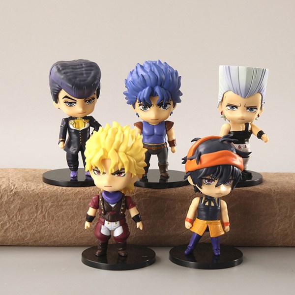 5:a Q-versionen JoJo Bizarre Äventyrsfigur Jonathan Joestar P 5st One Size