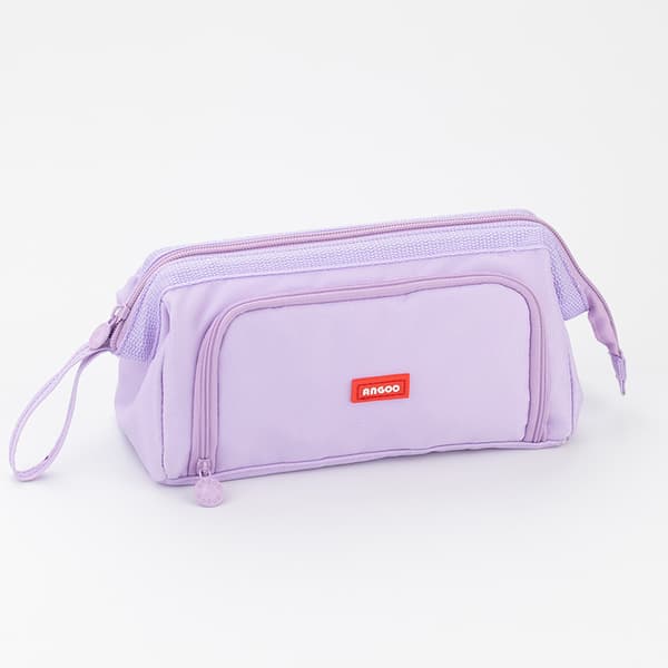 Dubbellagers canvas case multifunktionell brevlåda case 309 Matcha Green-Boat Type Window