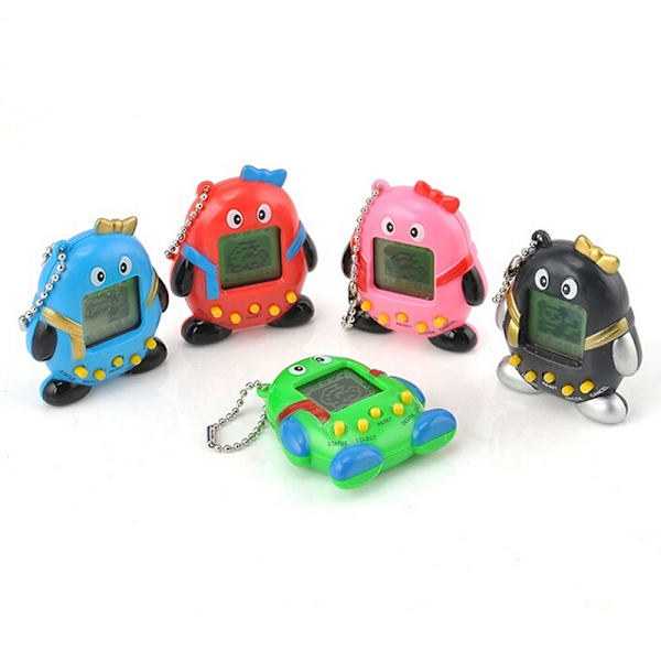 4st Tamagotchi 168 husdjur i 1 virtuell cybernostalgisk husdjursleksak T Färg Slumpmässig One Size