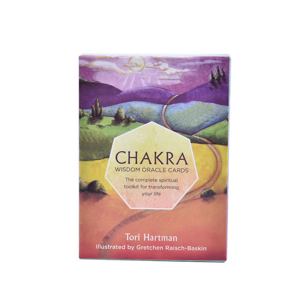 Chakra Wisdom Oracle Cards Deck Engelska Tarot Cards Divination Multicolor 1PC