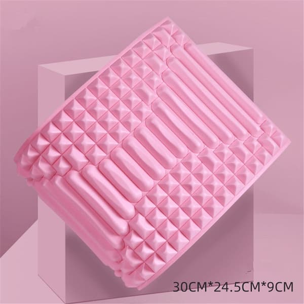 Kroppsmassage kudde nackstimulator blå pink