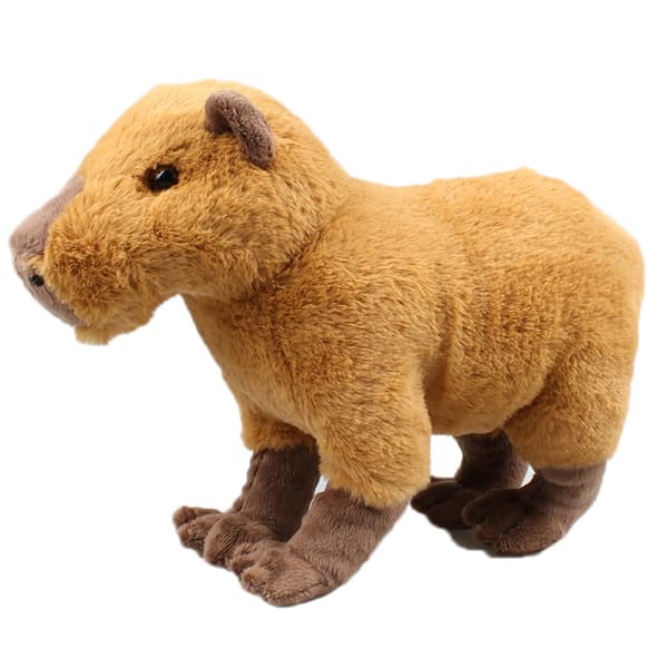 Simulering Capybara plyschleksak Mjuk djurdocka för present