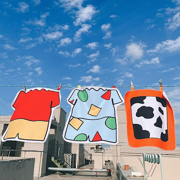e Tecknad handdukar kök badrum handduk Orange