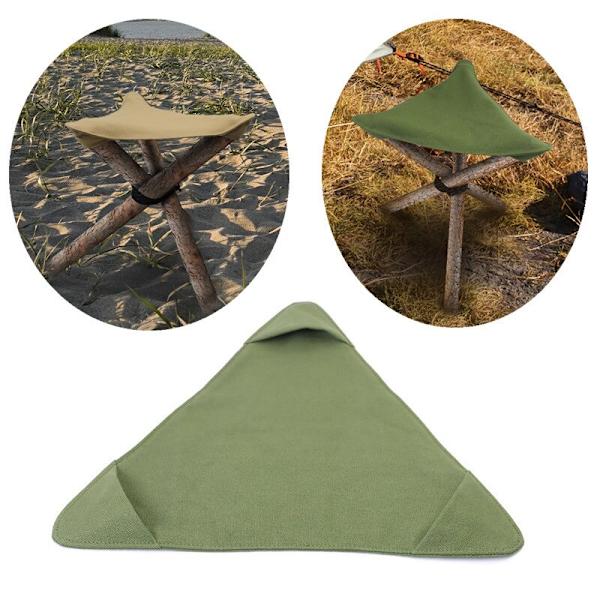Superkompakt hopfällbart stativ Campingpall armygreen 38*38*38cm armygreen
