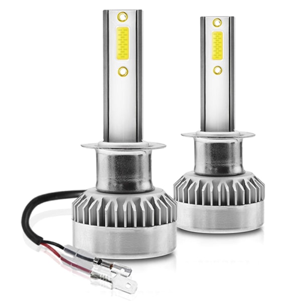 1 Par TXVSO8 H7 COB LED-strålkastarlampor 110W 20000LM Hög Låg B 6000K H8/H9/H11