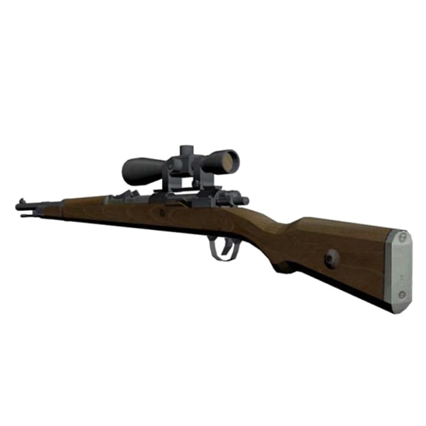 1:1 Tyskland Tactical 98K Sniper 3D pappersmodell manuellt leksak