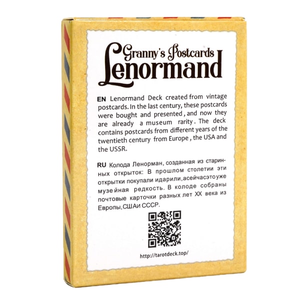 Mormors vykort Lenormand Oracle Card Tarot Deck Game