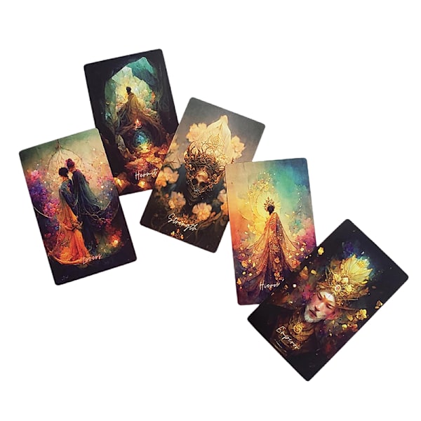 12*7cm Lune de L'Univers Tarotkort Familjefest Brädspel Div one size one size