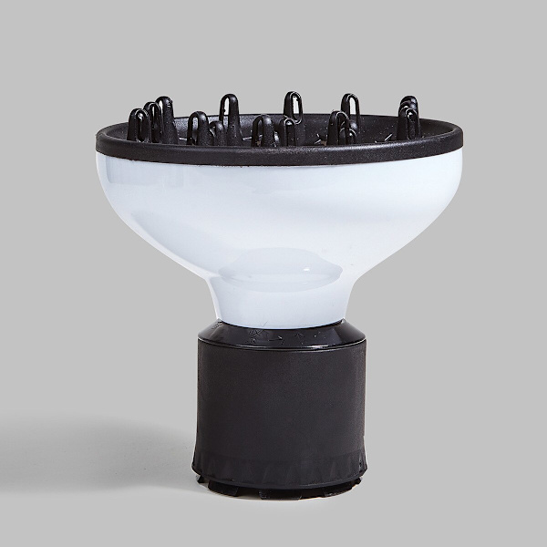 4,2-5,8 cm lockigt hår diffusor big wave verktyg vit white