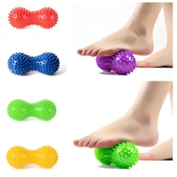 Spike Ball Muscle Massage Roller Yoga Stick Body Multicolor