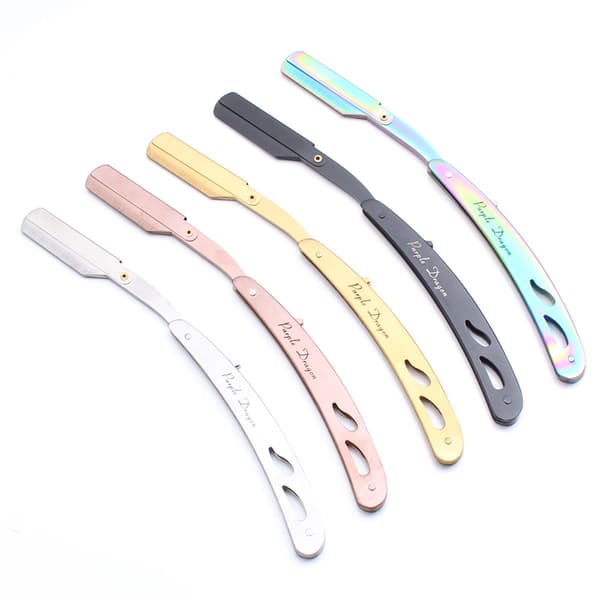 Mode Rostfritt stål Razor Razor Barber Shave Manual Silver