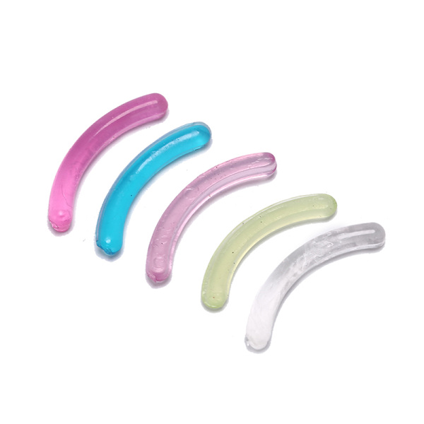 10 st Ersättnings ögonfransböjare refill gummikuddar smink curl Grön