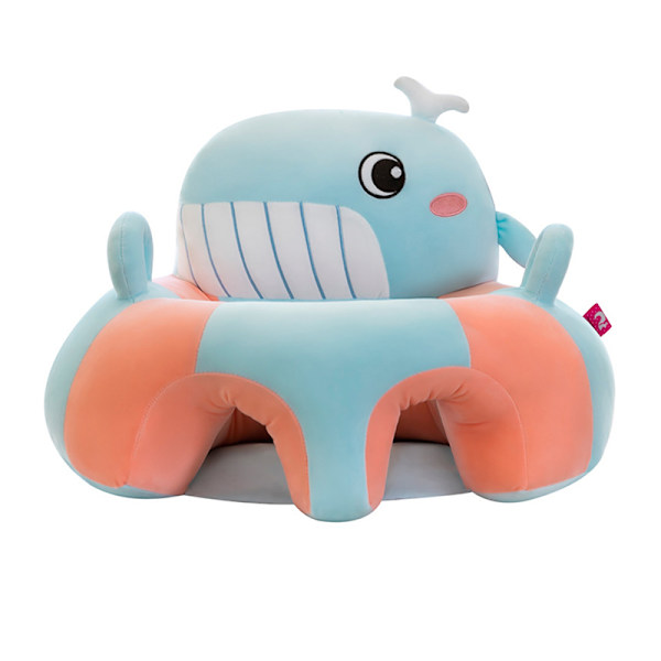 Djurformade barn som lär sig sittande cover Stödsoffa In mouse whale
