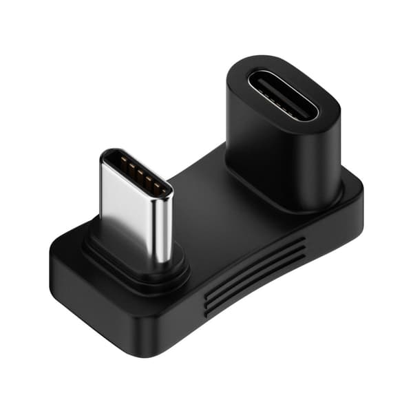180° vinkel USB C-adapter, 2-pack USB Type-C hane till USB-C hona