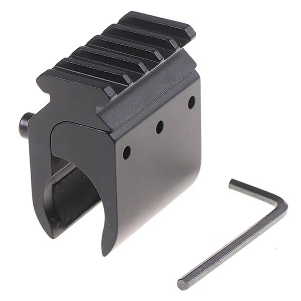 20mm Picatinny Kikarsiktesbas Adapter Gevär Pipa Fäste Sikte Svart