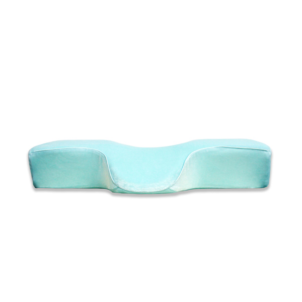 Ögonfransförlängningsdyna, Memory Foam Ergonomic Curve blå