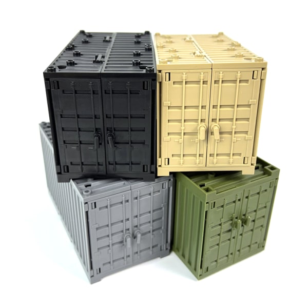 Base Container Blocks MOC Building Blocks Toy Brown Brown