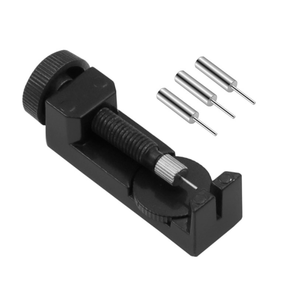 Watch Verktyg Metall Kedjestift Remover Reparation Spring Bar Tool Kit Black Black