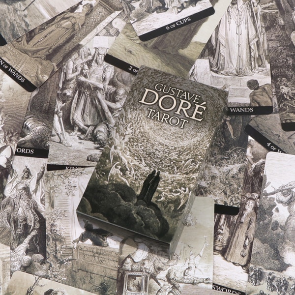 Gustave Dore Tarot Card Prophecy Fate Divination Deck Game