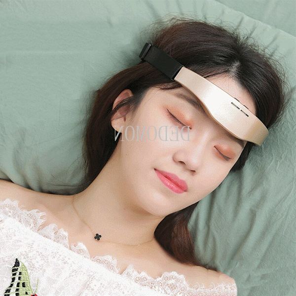 Elektrisk Huvudvärk Migrän Relief Head Massager Sömnvård guld 195cm * 95cm * 45cm