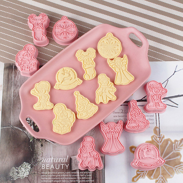 8 st/ set DIY Tecknad mould Mould