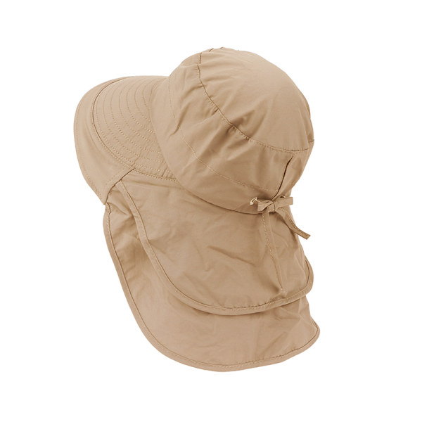 Hästsvans Hål Visir Hattar Summer Bucket Hats för kvinnor Army green Khaki