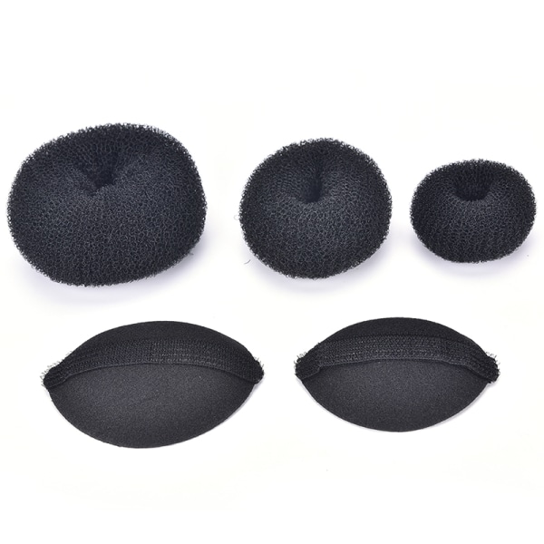 Design Hårstyling Accessoarer Hår Makeup Tool Kit för kvinnor Svart