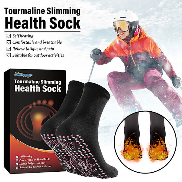 1 par vinter självuppvärmande hälsosocka utomhussportstrumpa