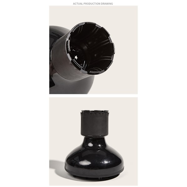 4,2-5,8 cm lockigt hår diffusor big wave verktyg vit black