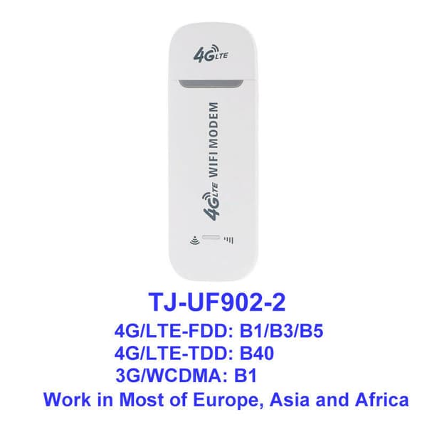 Olåst 4G LTE USB -modem mobil trådlös router